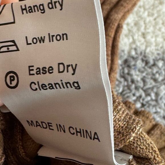 SNDYS Dress Womens Size Small Coffee Ribbed Sweater Bodycon Mini Mock Neck‎ New - Picture 10 of 15